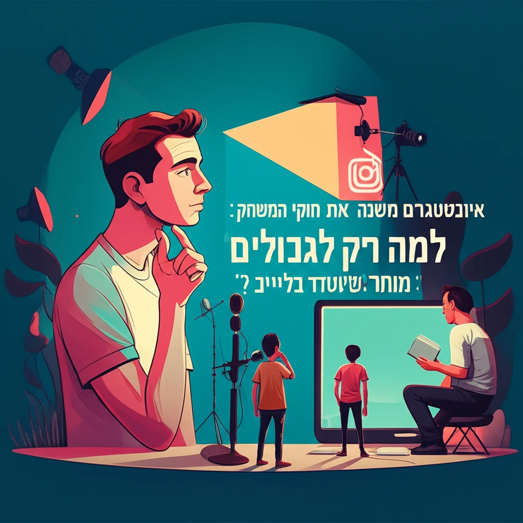 אינסטגרם משנה את חוקי המשחק: למה רק ל'גדולים' מותר לשדר בלייב?