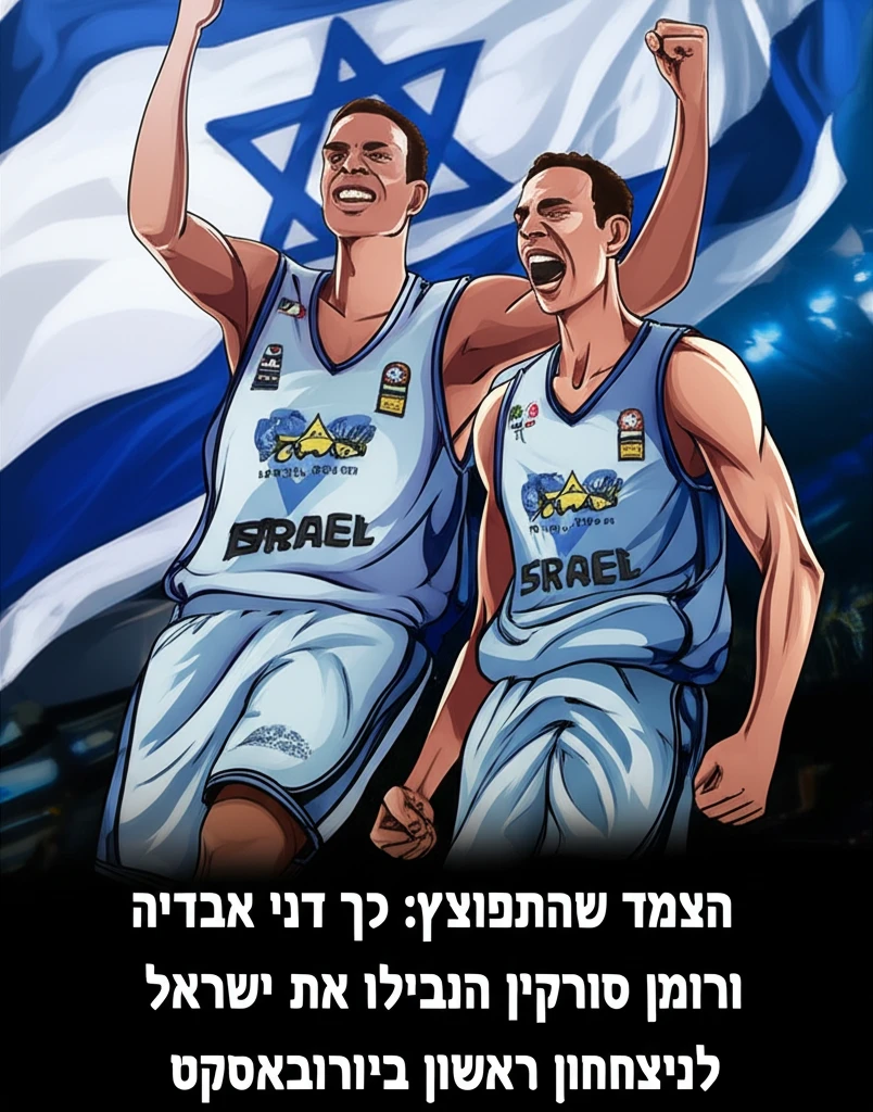 הענקים בכחול-לבן: סורקין ואבדיה מעיפים את ישראל לניצחון ראשון ביורובאסקט!