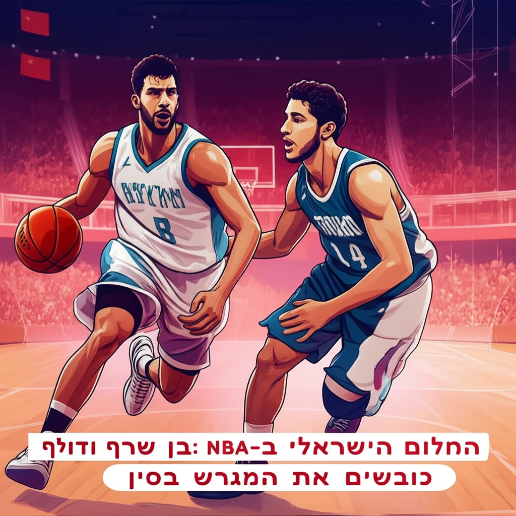 החלום הישראלי ב-NBA: בן שרף ודני וולף כובשים את המגרש בסין