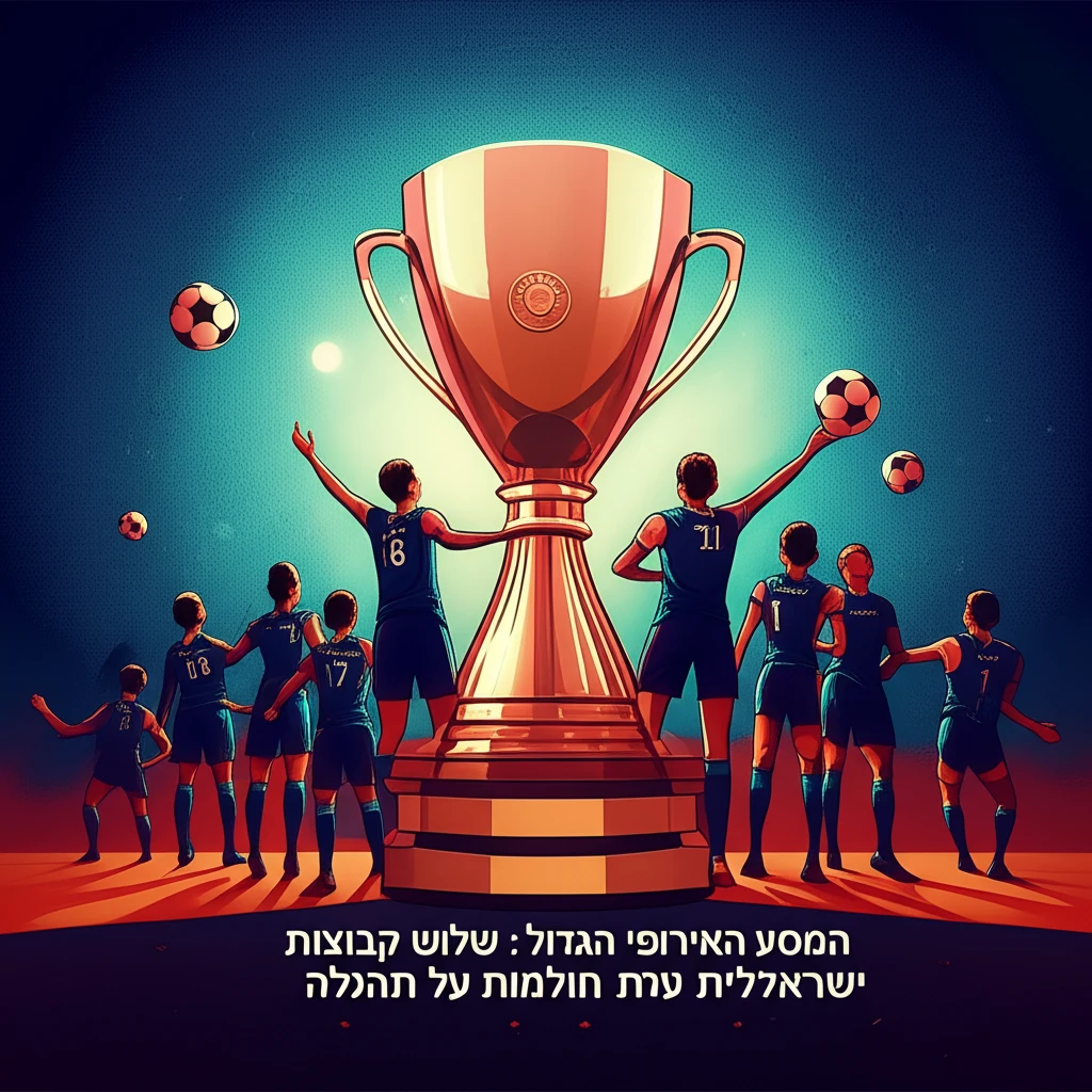 המסע האירופי הגדול: שלוש קבוצות ישראליות חולמות על תהילה