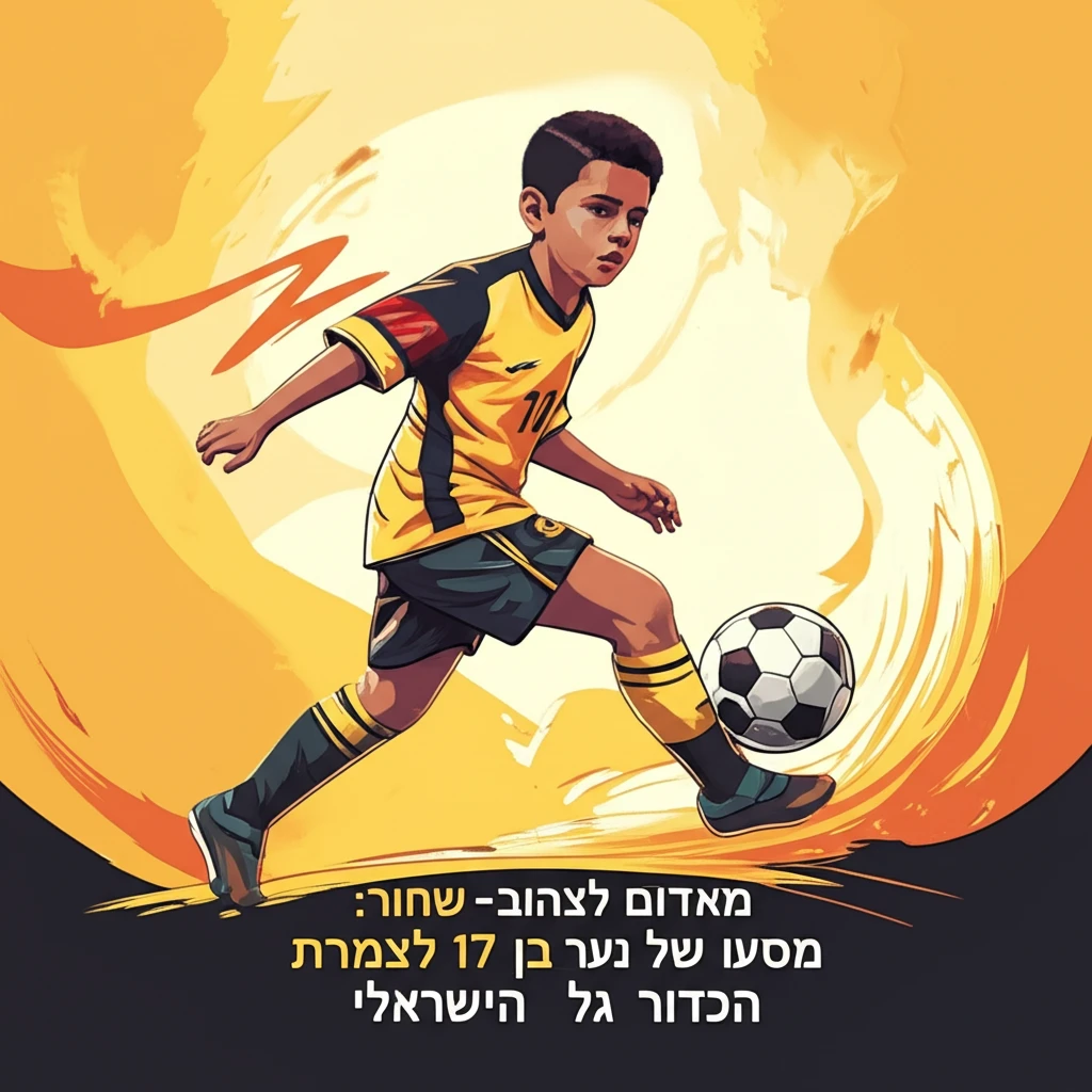 מאדום לצהוב-שחור: מסעו של נער בן 17 לצמרת הכדורגל הישראלי