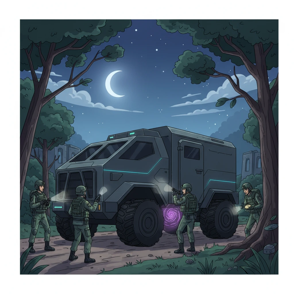 הַמַּשָּׂאִית הַמִּסְתּוֹרִית וְהַחַיָּלִים הַזְּהִירִים