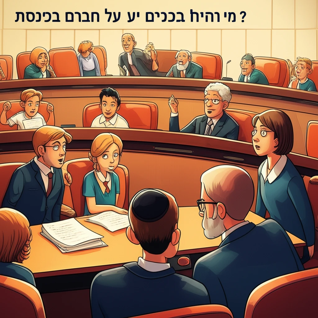מִי יִהְיֶה רֹאשׁ הַצֶּוֶת? סִפּוּר עַל חֲבֵרִים בַּכְּנֶסֶת