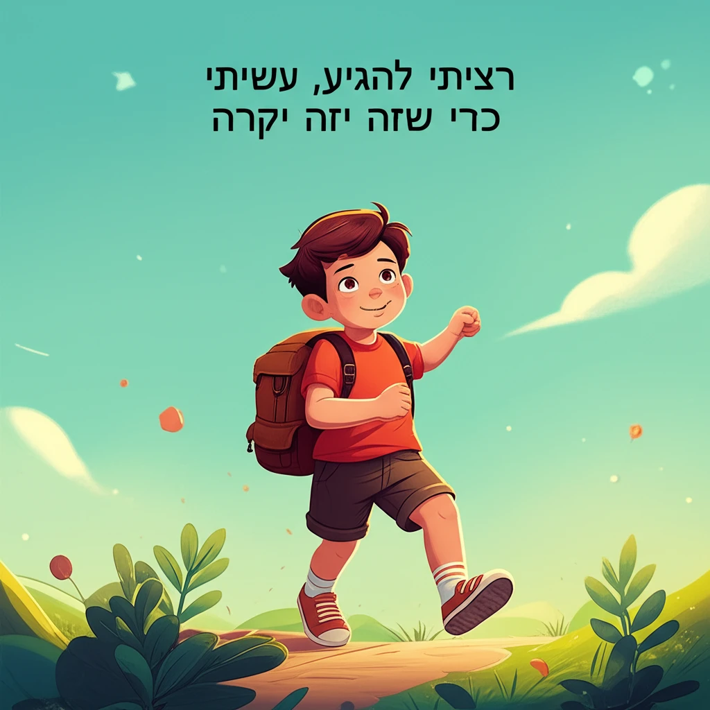 "רציתי להגיע, עשיתי הכל כדי שזה יקרה"