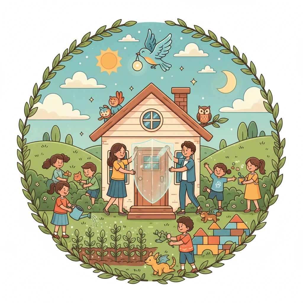 כֻּלָּם בְּיַחַד שׁוֹמְרִים עַל הַבַּיִת שֶׁלָּנוּ