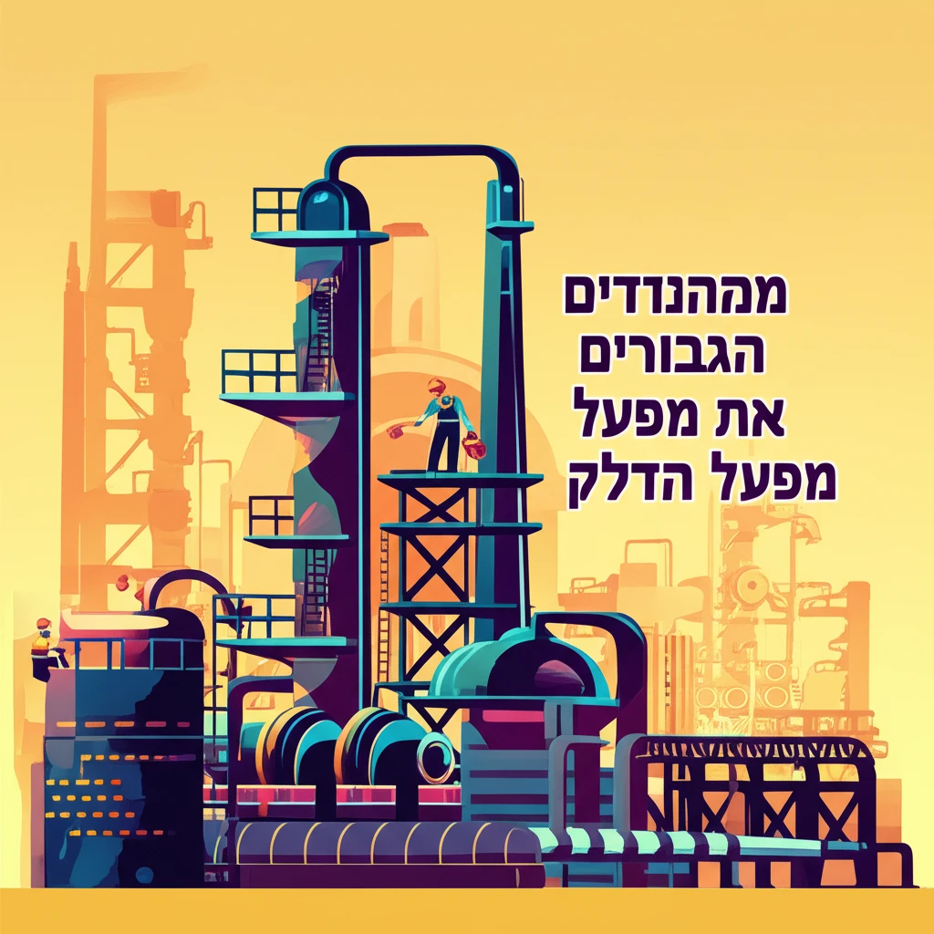 הַמְּהַנְדֵּסִים הַגִּבּוֹרִים מְתַקְּנִים אֶת מִפְעַל הַדֶּלֶק הֶעָנָק