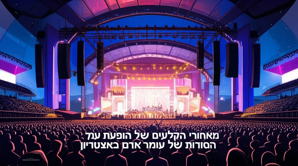 מאחורי הקלעים של הופעת ענק: הסודות של עומר אדם באצטדיון