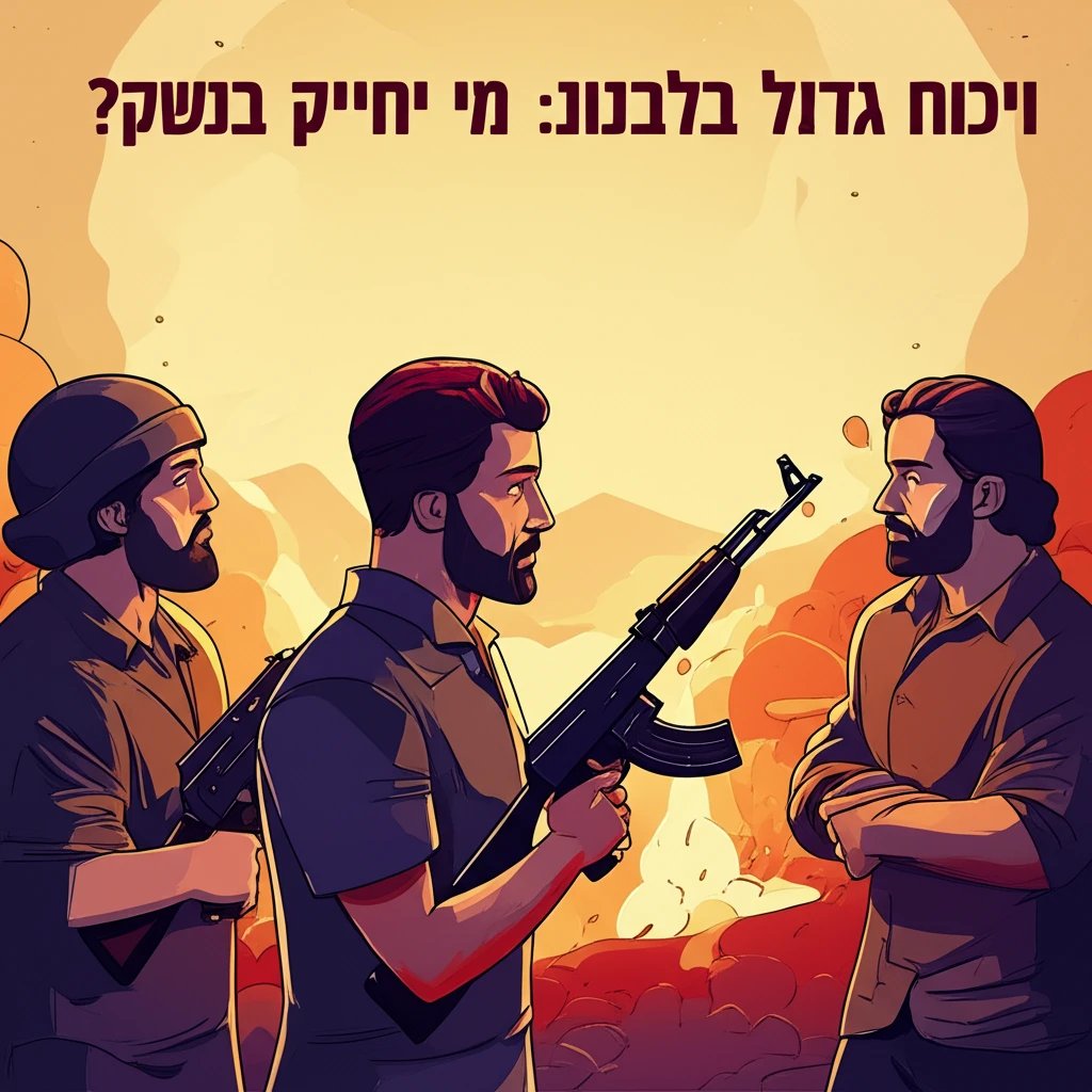 ויכוח גדול בלבנון: מי יחזיק בנשק?