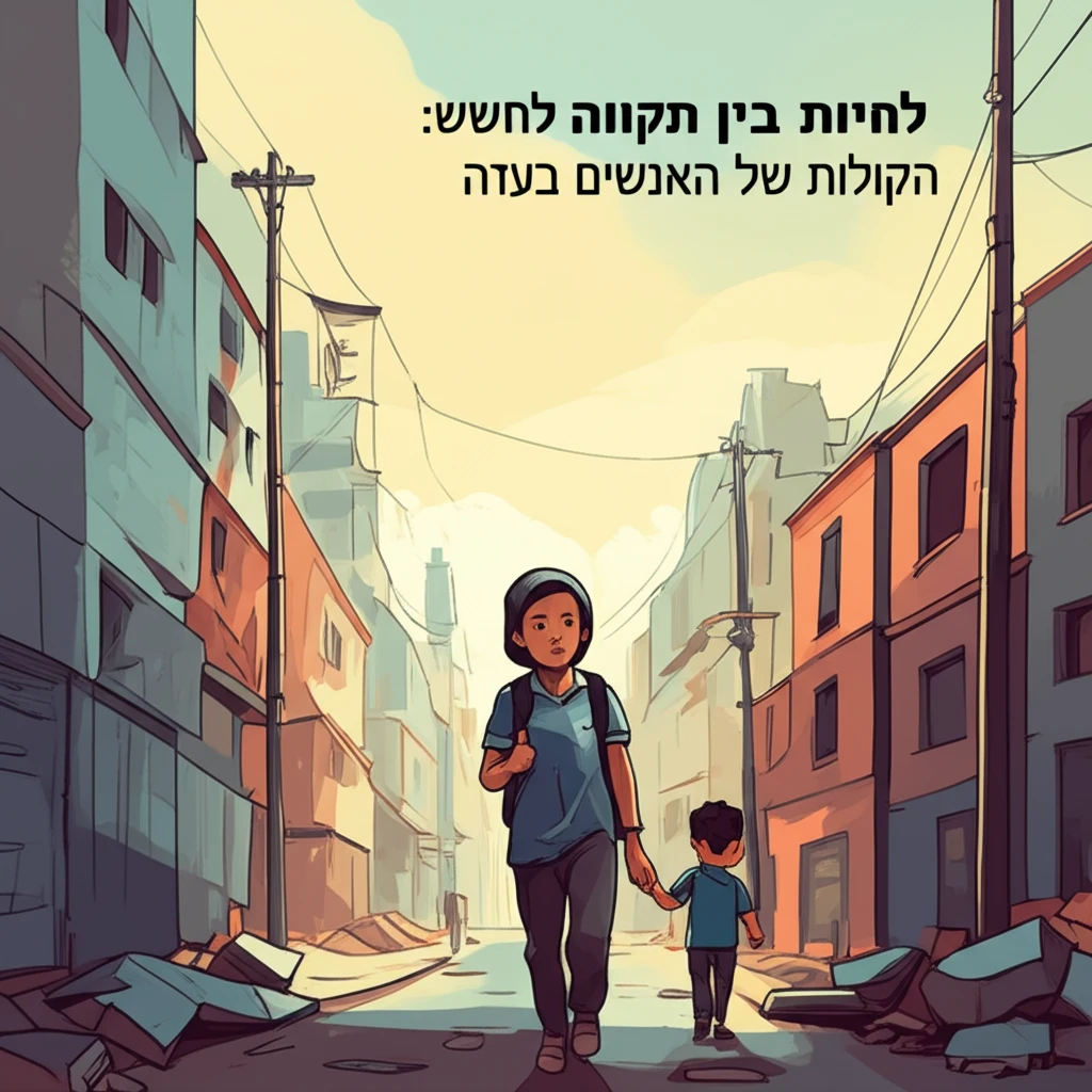 לחיות בין תקווה לחשש: הקולות של האנשים בעזה