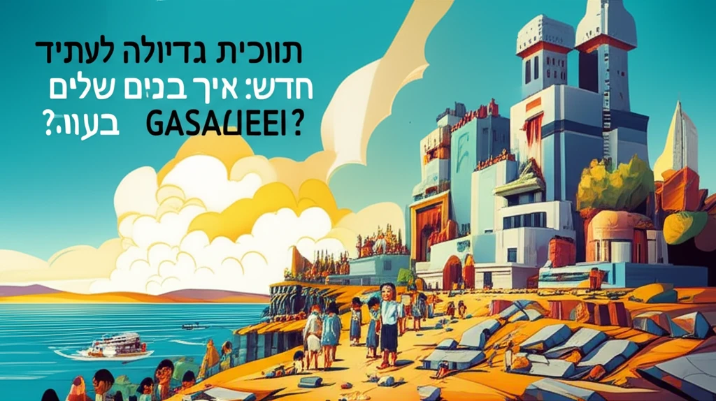 תוכנית גדולה לעתיד חדש: איך בונים שלום בעזה?