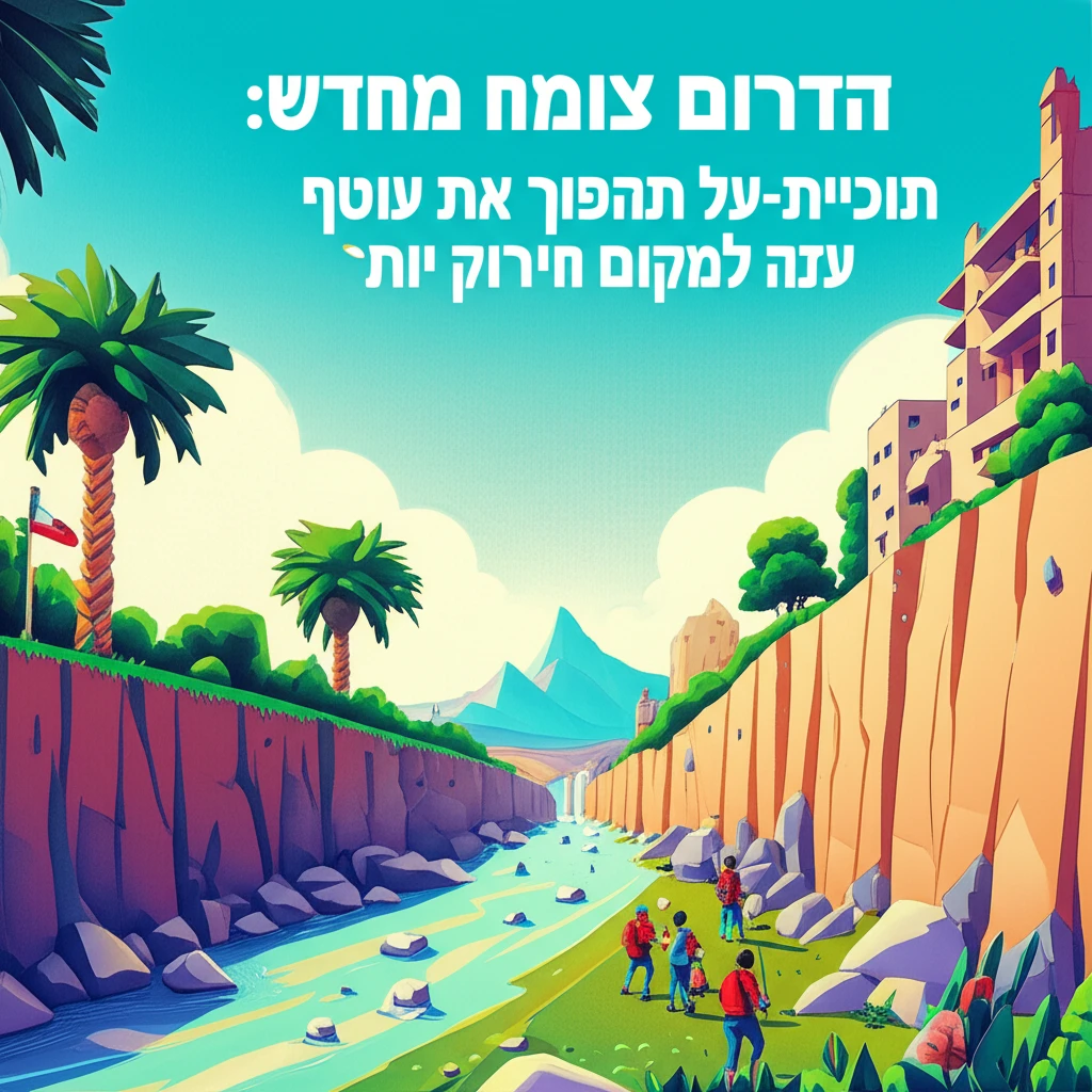 הדרום צומח מחדש: תוכנית-על תהפוך את עוטף עזה למקום חזק וירוק יותר
