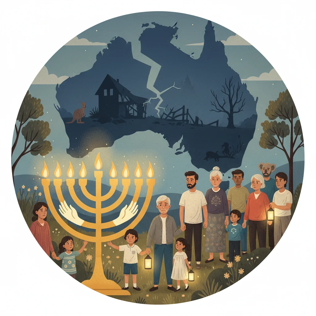 אור מול חושך: איך קהילות בעולם מתאחדות אחרי אירוע קשה באוסטרליה?